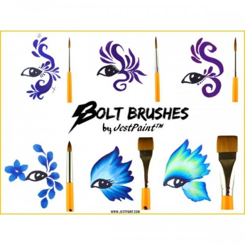 Jest Paint Bolt Brush 3-4 Flat (3/4 FLAT)
